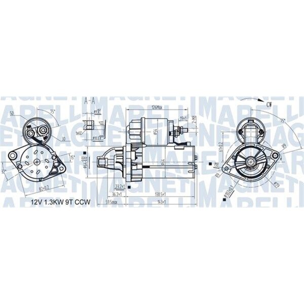 MAGNETI MARELLI 063721346010 Starter