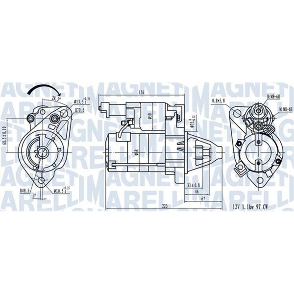 MAGNETI MARELLI 063721458010 Starter