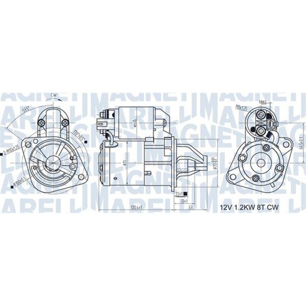 MAGNETI MARELLI 063721465010 Starter