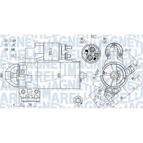 MAGNETI MARELLI 063721466010 Starter