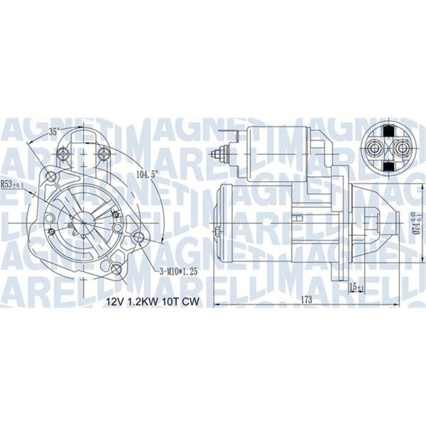 MAGNETI MARELLI 063721469010 Starter