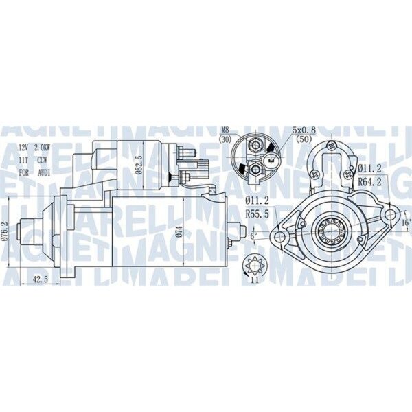 MAGNETI MARELLI 063721512010 Starter