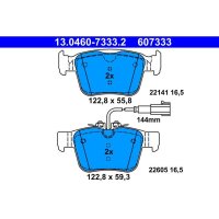 ATE 13.0460-7333.2 Bremsbelagsatz, Scheibenbremse