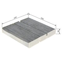 BOSCH 1 987 435 609 Filter, Innenraumluft