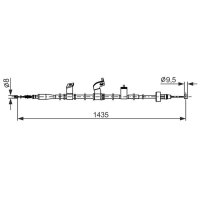 BOSCH 1 987 482 843 Seilzug, Feststellbremse