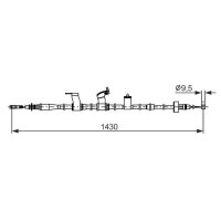 BOSCH 1 987 482 845 Seilzug, Feststellbremse