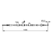 BOSCH 1 987 482 846 Seilzug, Feststellbremse