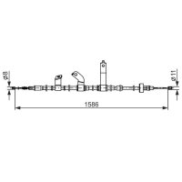 BOSCH 1 987 482 847 Seilzug, Feststellbremse