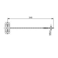 BOSCH 1 987 482 856 Seilzug, Feststellbremse
