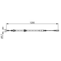 BOSCH 1 987 482 894 Seilzug, Feststellbremse