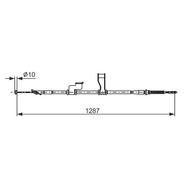 BOSCH 1 987 482 905 Seilzug, Feststellbremse