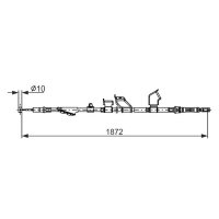 BOSCH 1 987 482 910 Seilzug, Feststellbremse