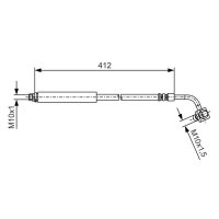 BOSCH 1 987 481 B23 Bremsschlauch