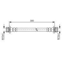 BOSCH 1 987 481 B31 Bremsschlauch