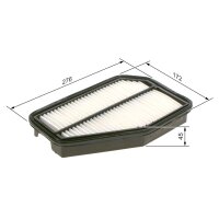 BOSCH F 026 400 580 Luftfilter