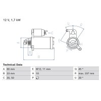 BOSCH 0 986 026 520 Starter