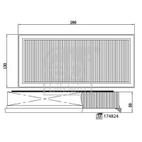 FEBI BILSTEIN 174824 Luftfiltersatz