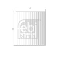 FEBI BILSTEIN 173280 Filter, Innenraumluft