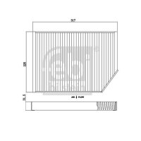 FEBI BILSTEIN 174437 Filter, Innenraumluft
