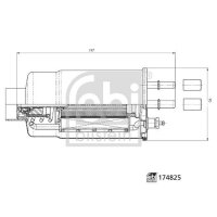 FEBI BILSTEIN 174825 Kraftstofffilter