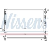 NISSENS 606855 Kühler, Motorkühlung
