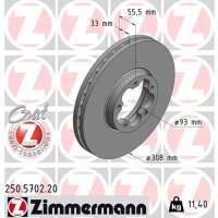 ZIMMERMANN 250.5702.20 Bremsscheibe
