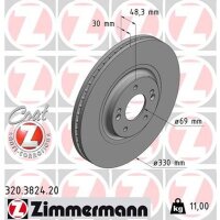 ZIMMERMANN 320.3824.20 Bremsscheibe