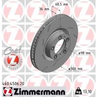 ZIMMERMANN 460.4506.20 Bremsscheibe