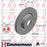 ZIMMERMANN 550.5601.52 Bremsscheibe