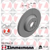 ZIMMERMANN 150.2964.20 Bremsscheibe