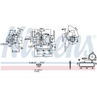 NISSENS 93423 Lader, Aufladung