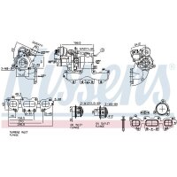 NISSENS 93446 Lader, Aufladung