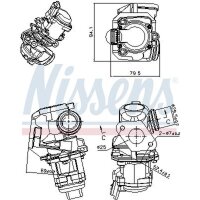 NISSENS 98150 AGR-Ventil
