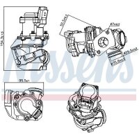 NISSENS 98188 AGR-Ventil