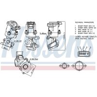 NISSENS 98237 AGR-Ventil