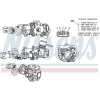 NISSENS 98244 AGR-Ventil
