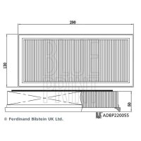 BLUE PRINT ADBP220055 Luftfiltersatz