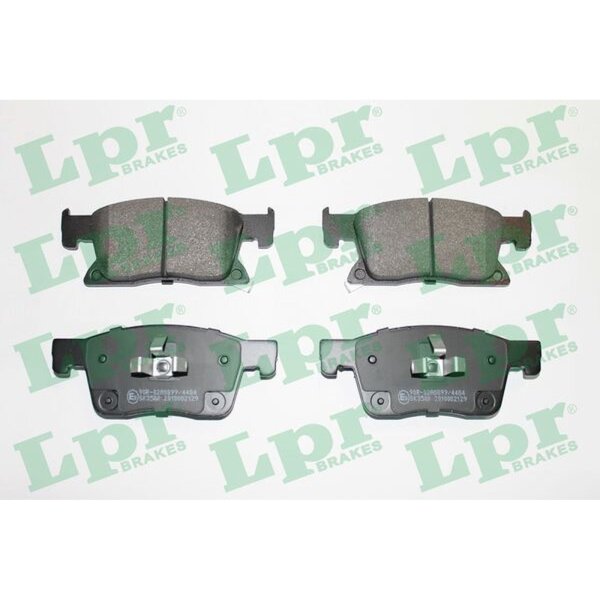 LPR 05P2129 Bremsbelagsatz, Scheibenbremse