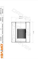 DR!VE+ DP1110.10.0023 Luftfilter