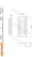 DR!VE+ DP1110.10.0086 Luftfilter