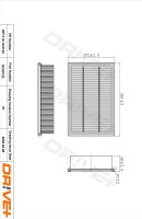 DR!VE+ DP1110.10.0122 Luftfilter