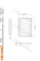 DR!VE+ DP1110.10.0141 Luftfilter