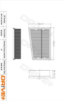 DR!VE+ DP1110.10.0163 Luftfilter