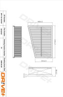 DR!VE+ DP1110.10.0167 Luftfilter
