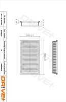 DR!VE+ DP1110.10.0168 Luftfilter