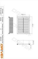 DR!VE+ DP1110.10.0185 Luftfilter