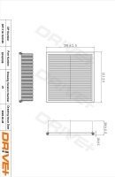 DR!VE+ DP1110.10.0189 Luftfilter