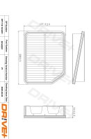 DR!VE+ DP1110.10.0201 Luftfilter