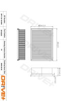 DR!VE+ DP1110.10.0203 Luftfilter