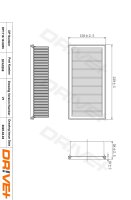 DR!VE+ DP1110.10.0205 Luftfilter